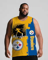 Sports Men's Big & Tall Sleeveless Shorts Two-piece